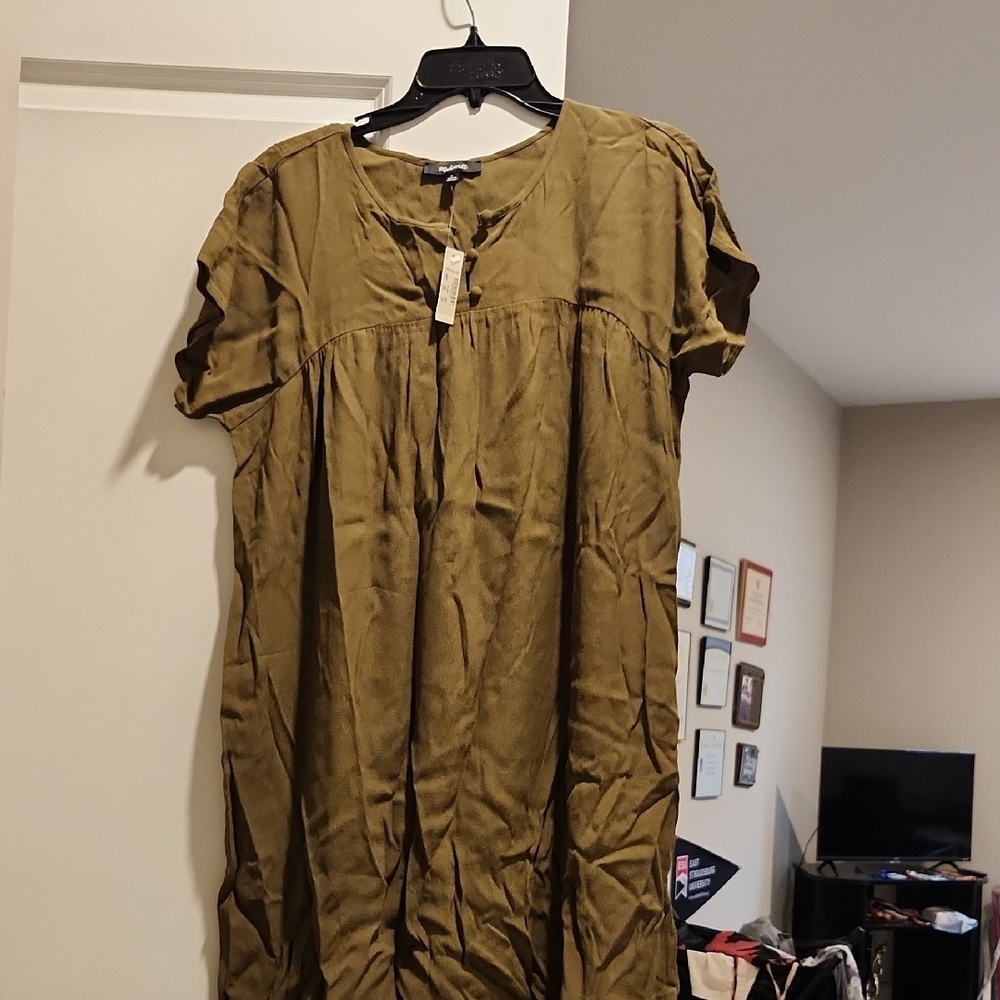 Olive Green Dress